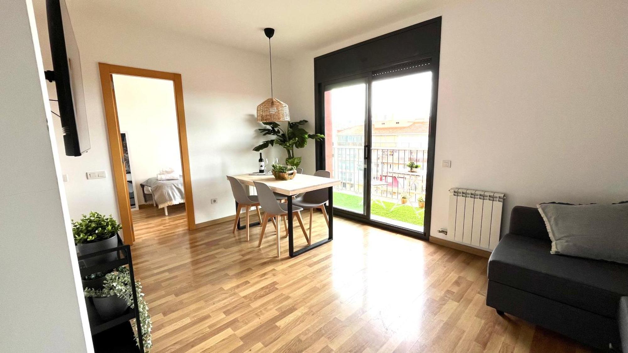 Apartamento Con Terraza By Prestigi تيراسا المظهر الخارجي الصورة