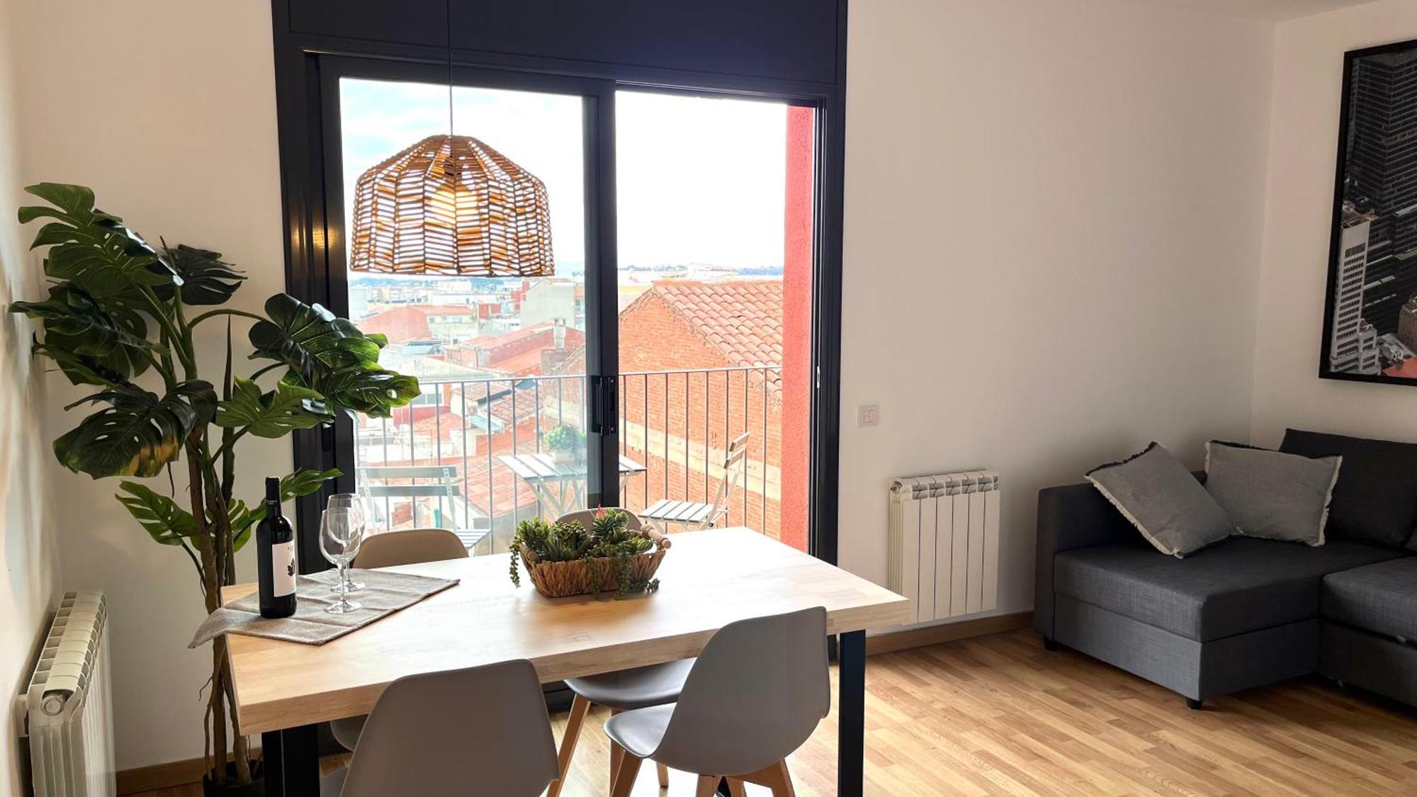 Apartamento Con Terraza By Prestigi تيراسا المظهر الخارجي الصورة