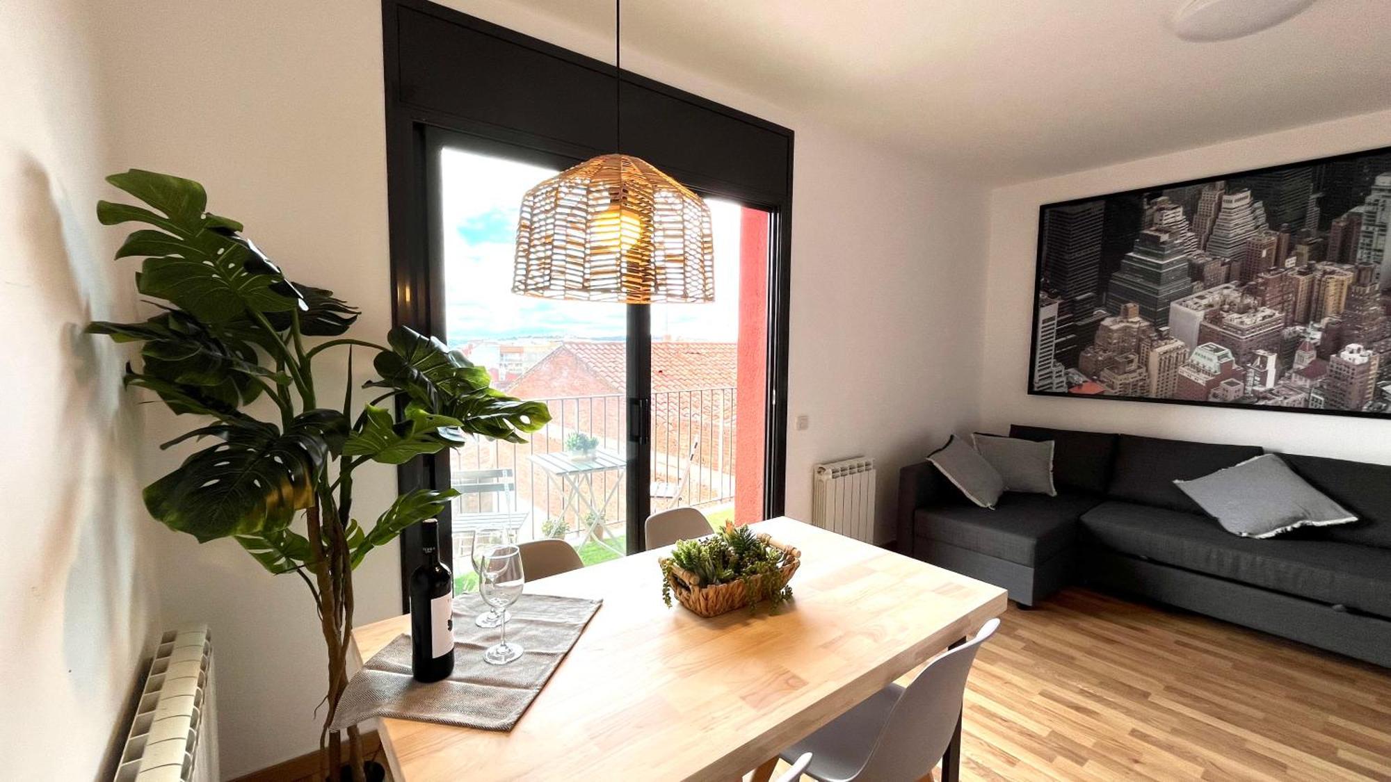 Apartamento Con Terraza By Prestigi تيراسا المظهر الخارجي الصورة