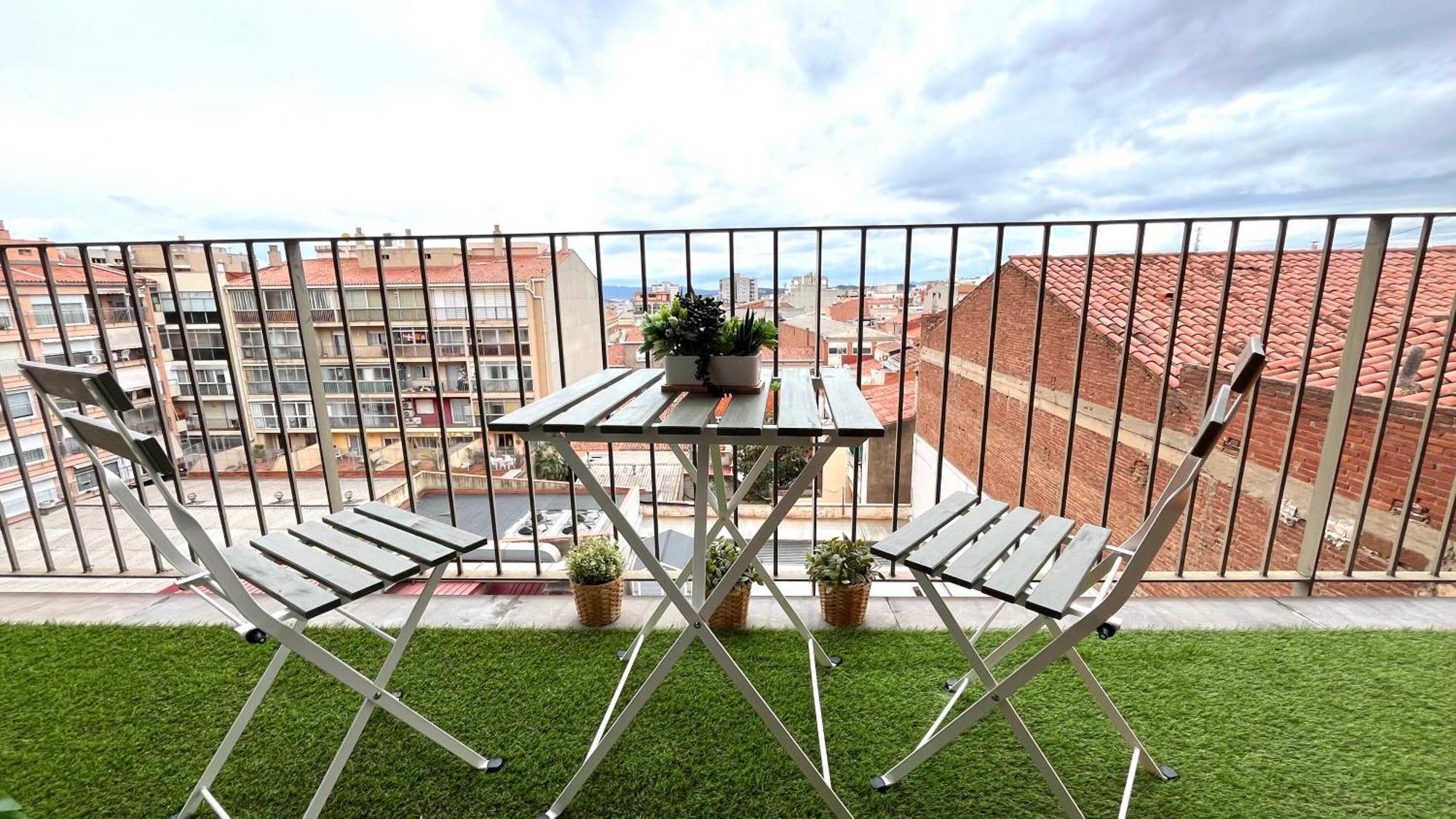 Apartamento Con Terraza By Prestigi تيراسا المظهر الخارجي الصورة